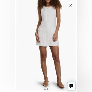 Alex Mill Anna Vest Dress Linen, SZ M